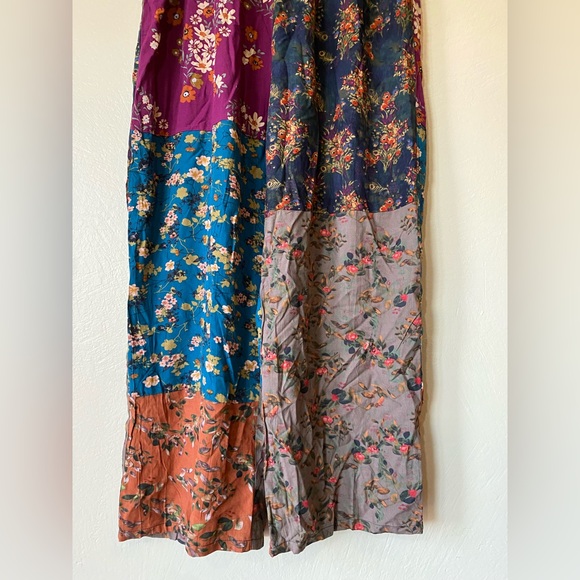 Natural life floral wide patchwork pants size xl nwt - Picture 6 of 7